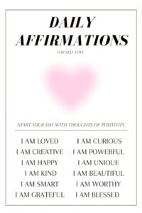 Daily Affirmations Poster