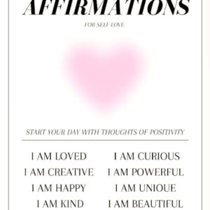 Daily Affirmations Poster