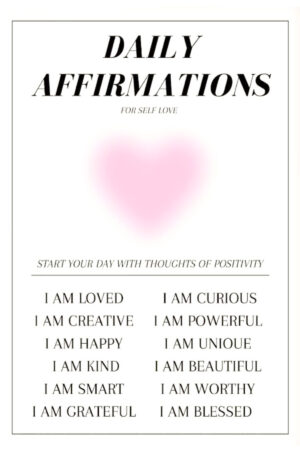 Daily Affirmations Poster