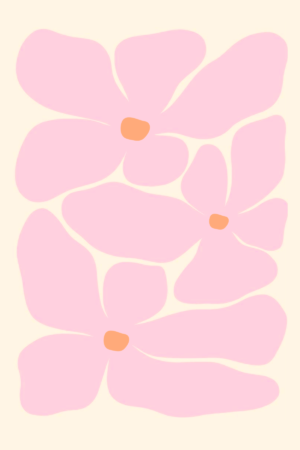Groovy Flowers Poster