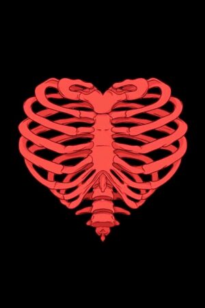 Heart Ribcage Poster