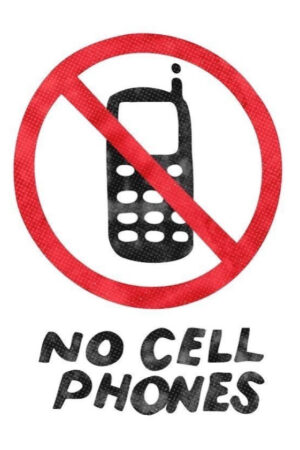 no cell phones Poster