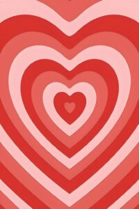 Red Hearts Poster