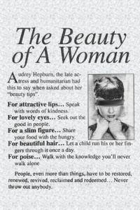 Audrey Hepburn Poster