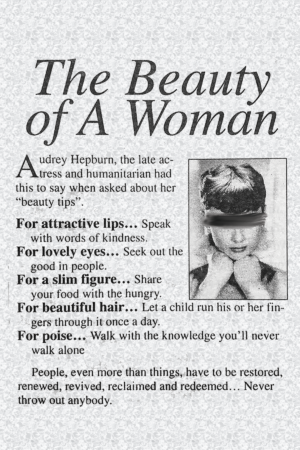 Audrey Hepburn Poster
