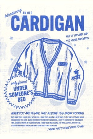 Old Cardigan Poster