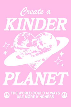 Kinder Planet (pink) Poster