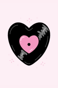 Heart Vinyl Poster