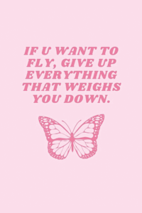 If U Want to Fly Poster