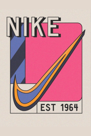 NIKE 1964 vintage Poster