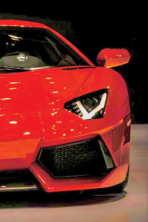 Red Lamborghini Huracán Poster