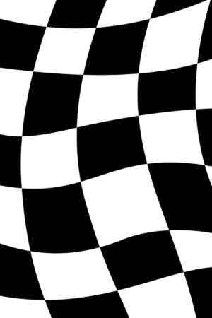 Trippy Checkered Poster