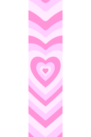 Pink Hearts Bookmark