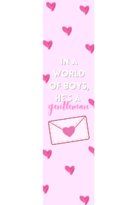 In a World Full Of Boys Bookmark