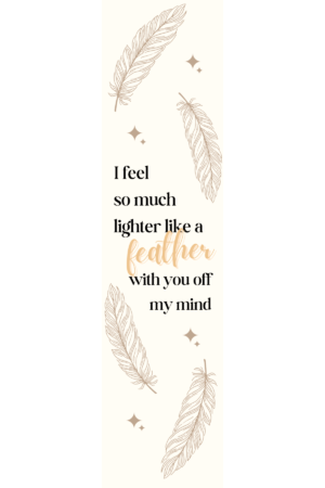 Feather Bookmark