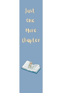 Just One More Chapter Bookmark