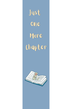 Just One More Chapter Bookmark